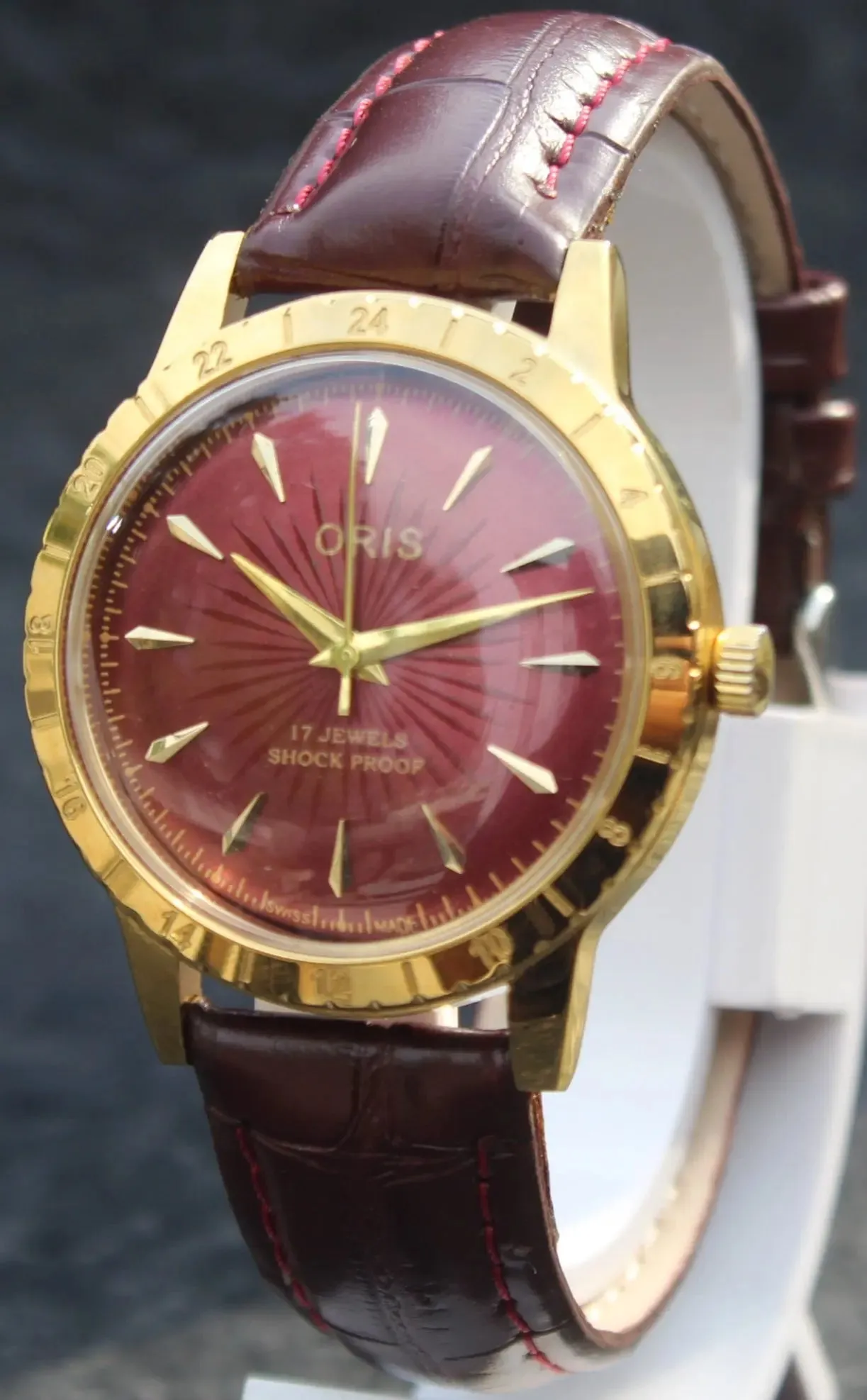 Oris Vintage 17 Jewels FHF ST96 Mechanical Hand Wind Swiss Made Wristwatch