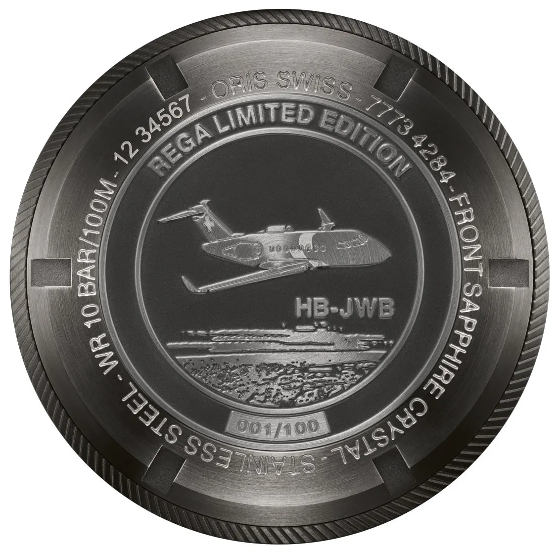 ORS Watch Big Crown ProPilot Rega Fleet Bombardier Challenger 65 HB-JWB Limited Edition