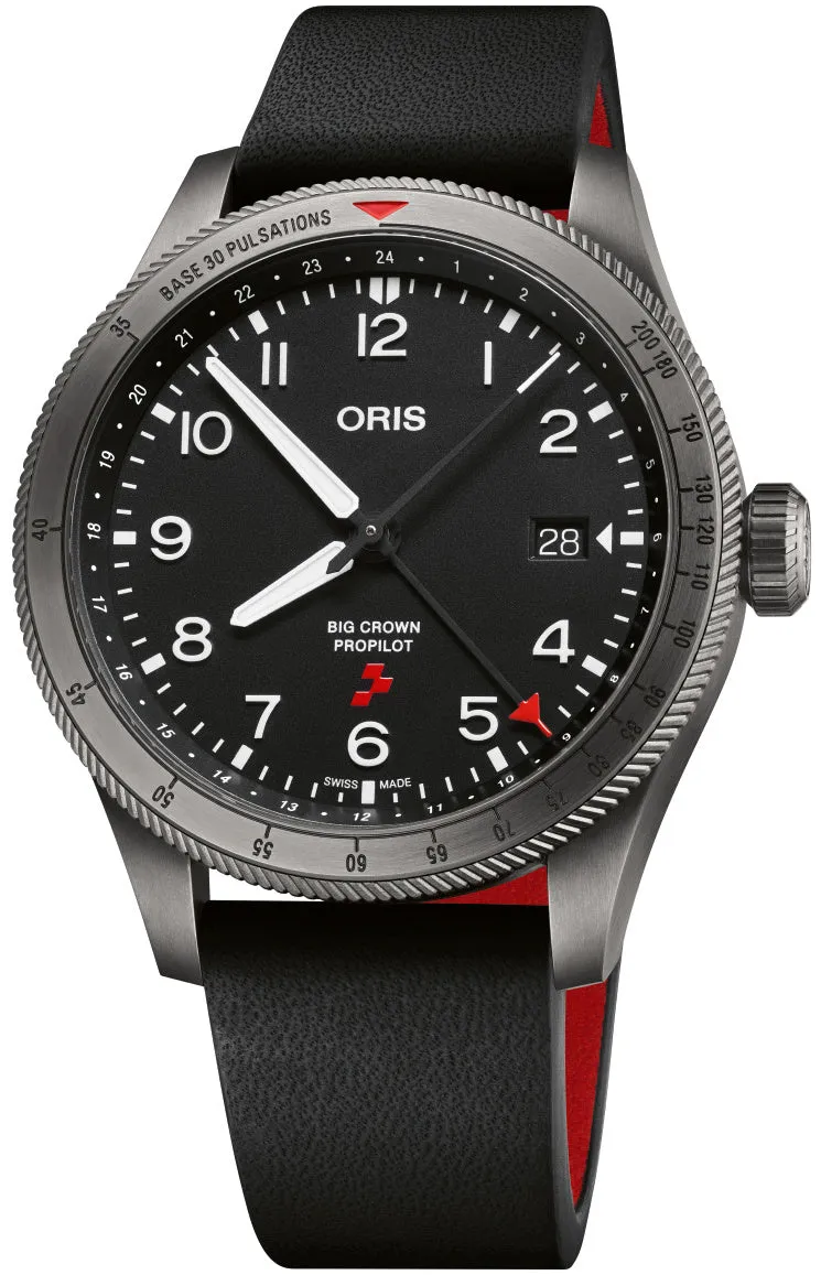 ORS Watch Big Crown ProPilot Rega Fleet Bombardier Challenger 65 HB-JWB Limited Edition