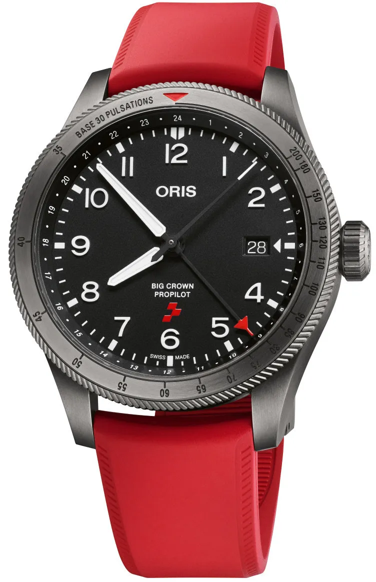 ORS Watch Big Crown ProPilot Rega Fleet Bombardier Challenger 65 HB-JWB Limited Edition