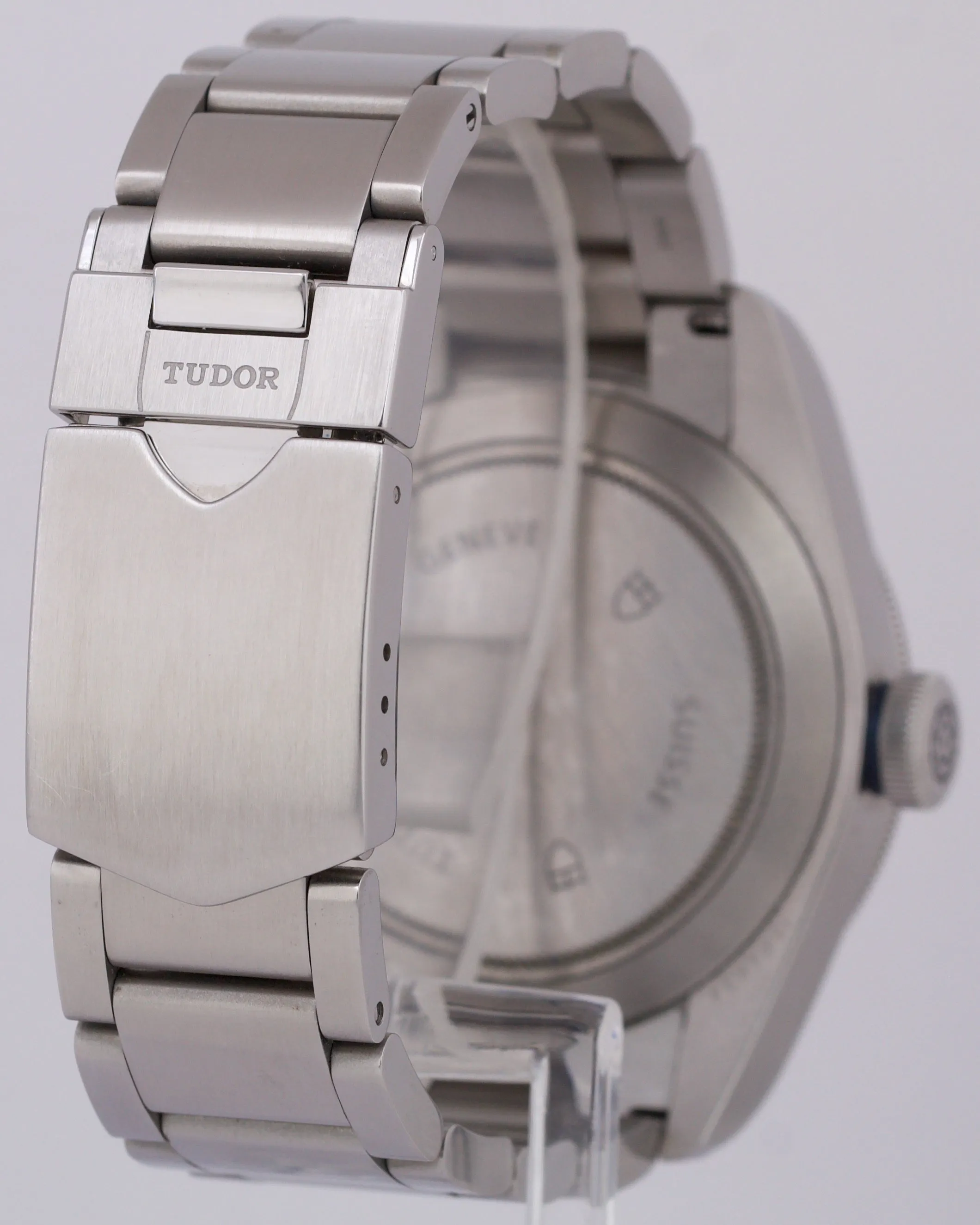 PAPERS Tudor Heritage Black Bay BLUE Stainless SMILEY 41mm 79220B Watch BOX