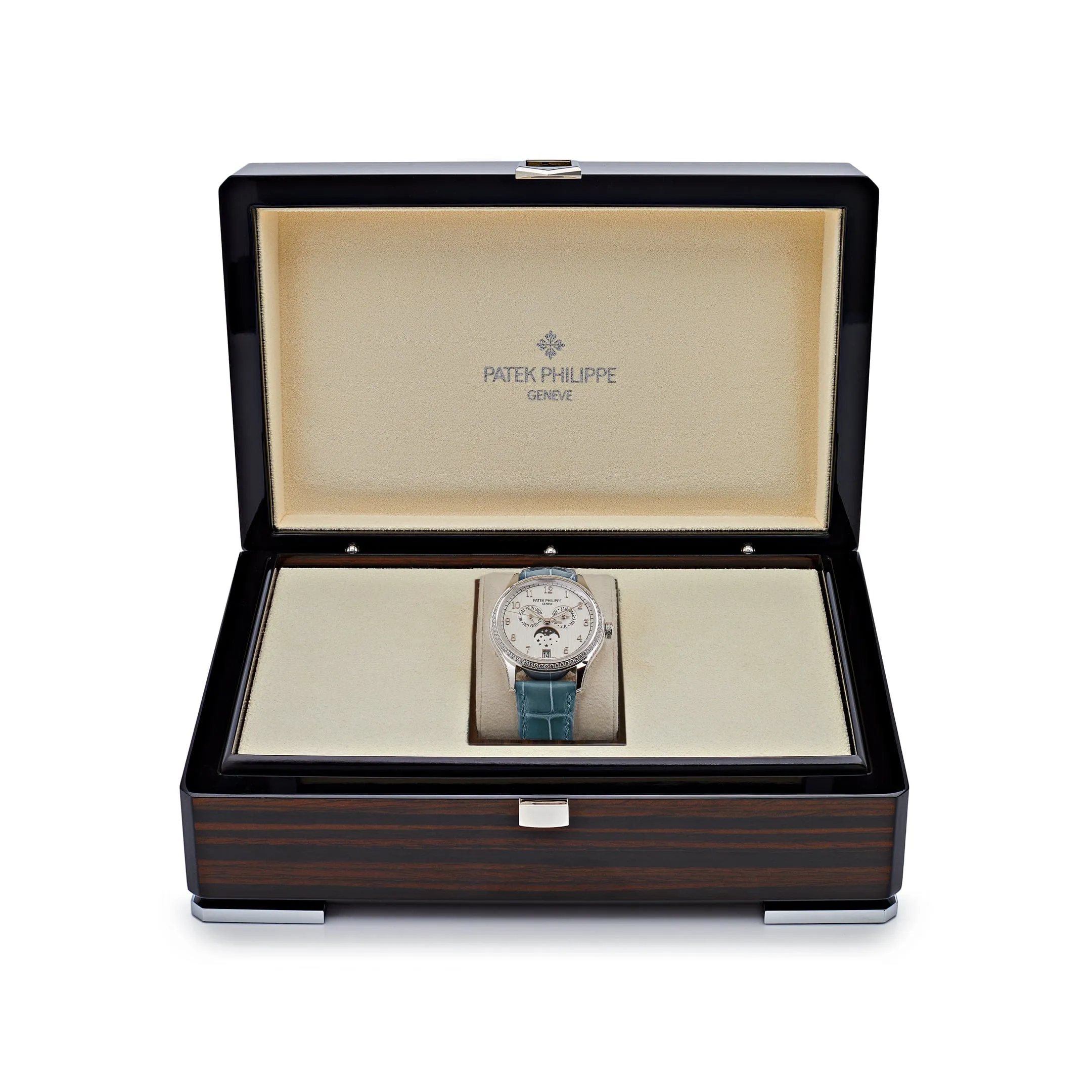 Patek Philippe Complications 4947G-010 Annual Calendar White Gold Silver Dial (2021)
