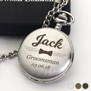 Personalised Pocket Custom Fob Watch