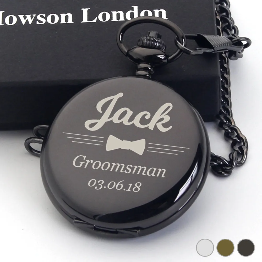 Personalised Pocket Custom Fob Watch