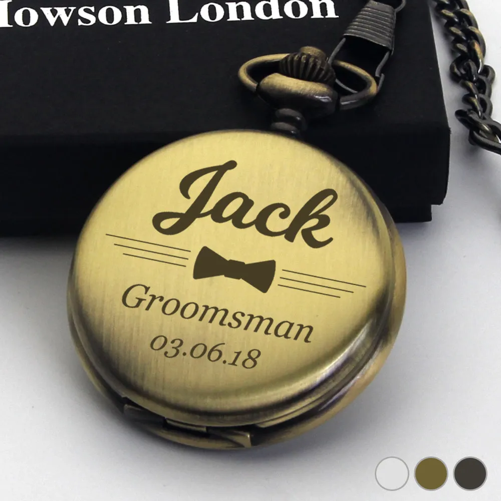 Personalised Pocket Custom Fob Watch