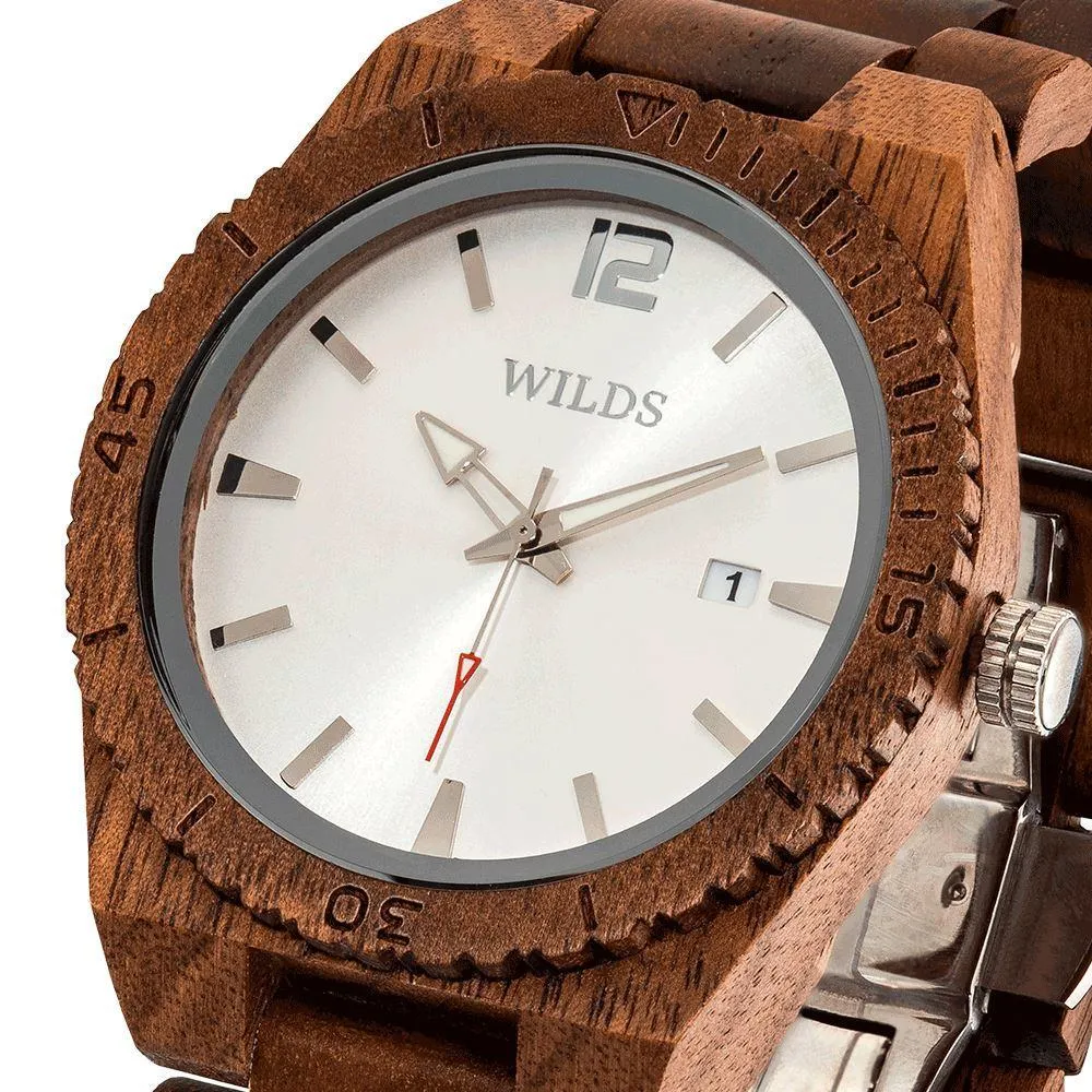 Personalize Walnut Wooden Watch