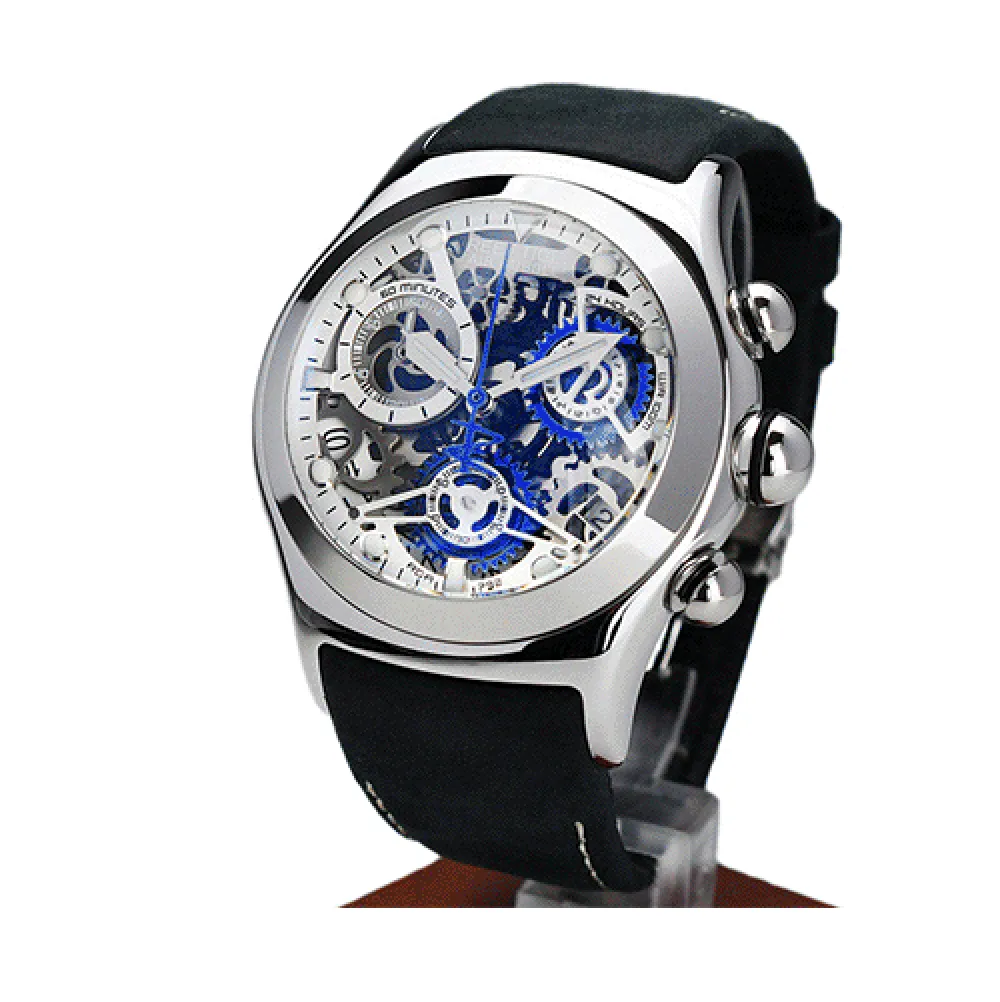 Reef Tiger/RT Chronograph Sport Watches Skeleton Dial with Date Casual Business Watch Relogio Masculino RGA792