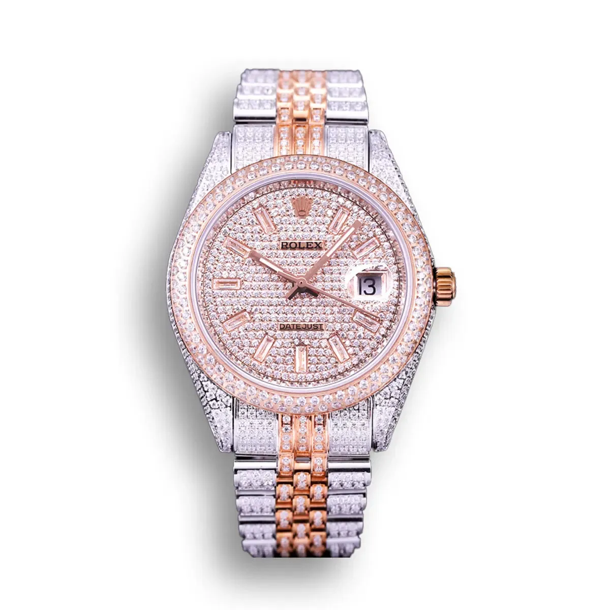 Rolex Datejust 126300 41mm Full-Diamond Dial