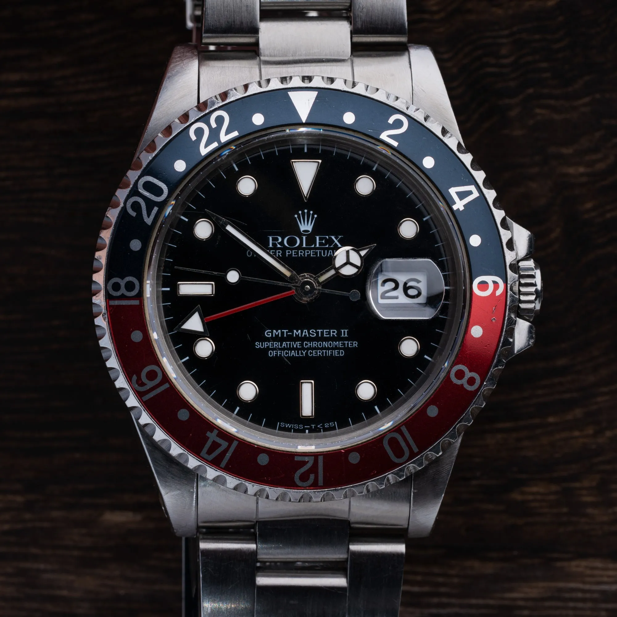 Rolex GMT Master II Coke Stainless Steel Watch