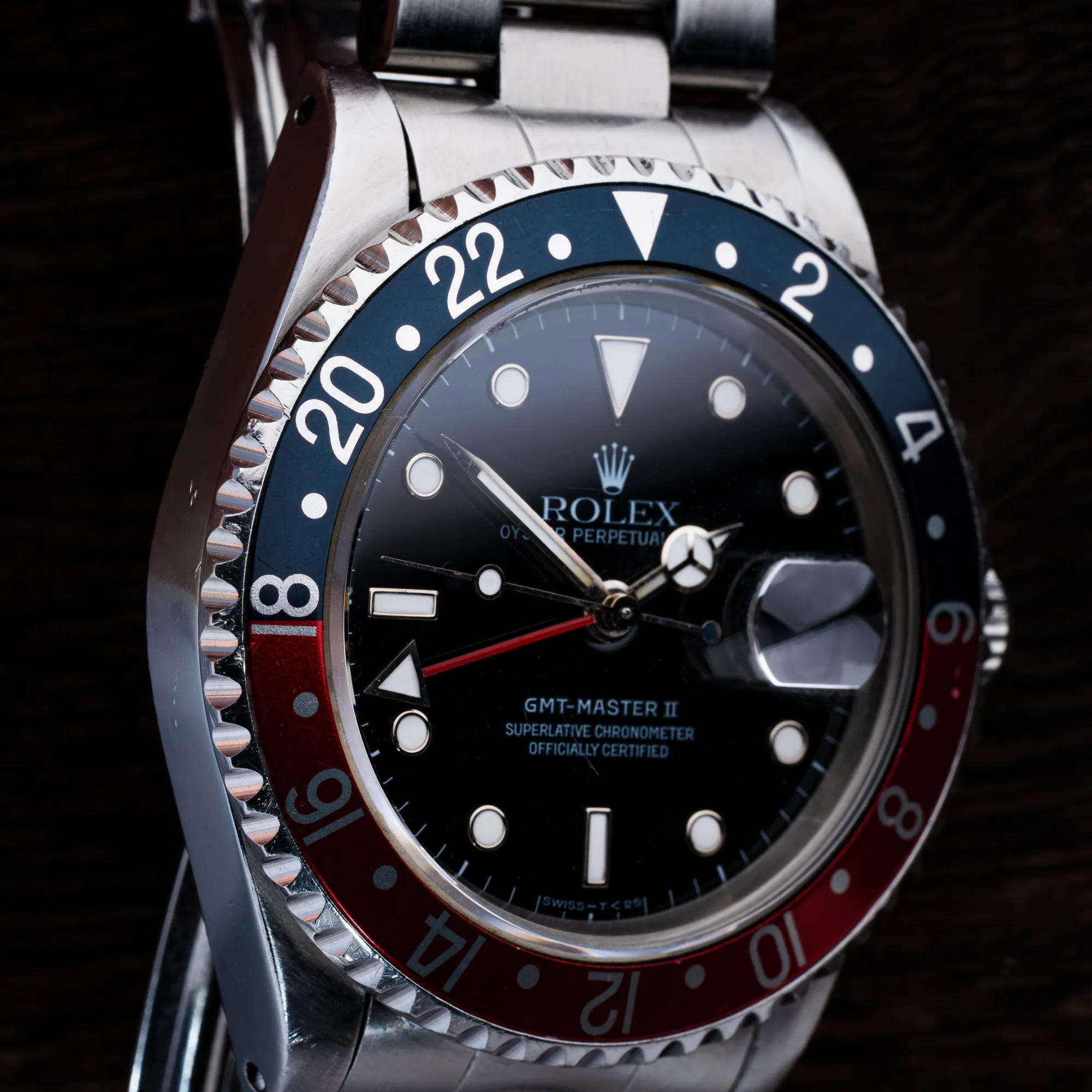 Rolex GMT Master II Coke Stainless Steel Watch