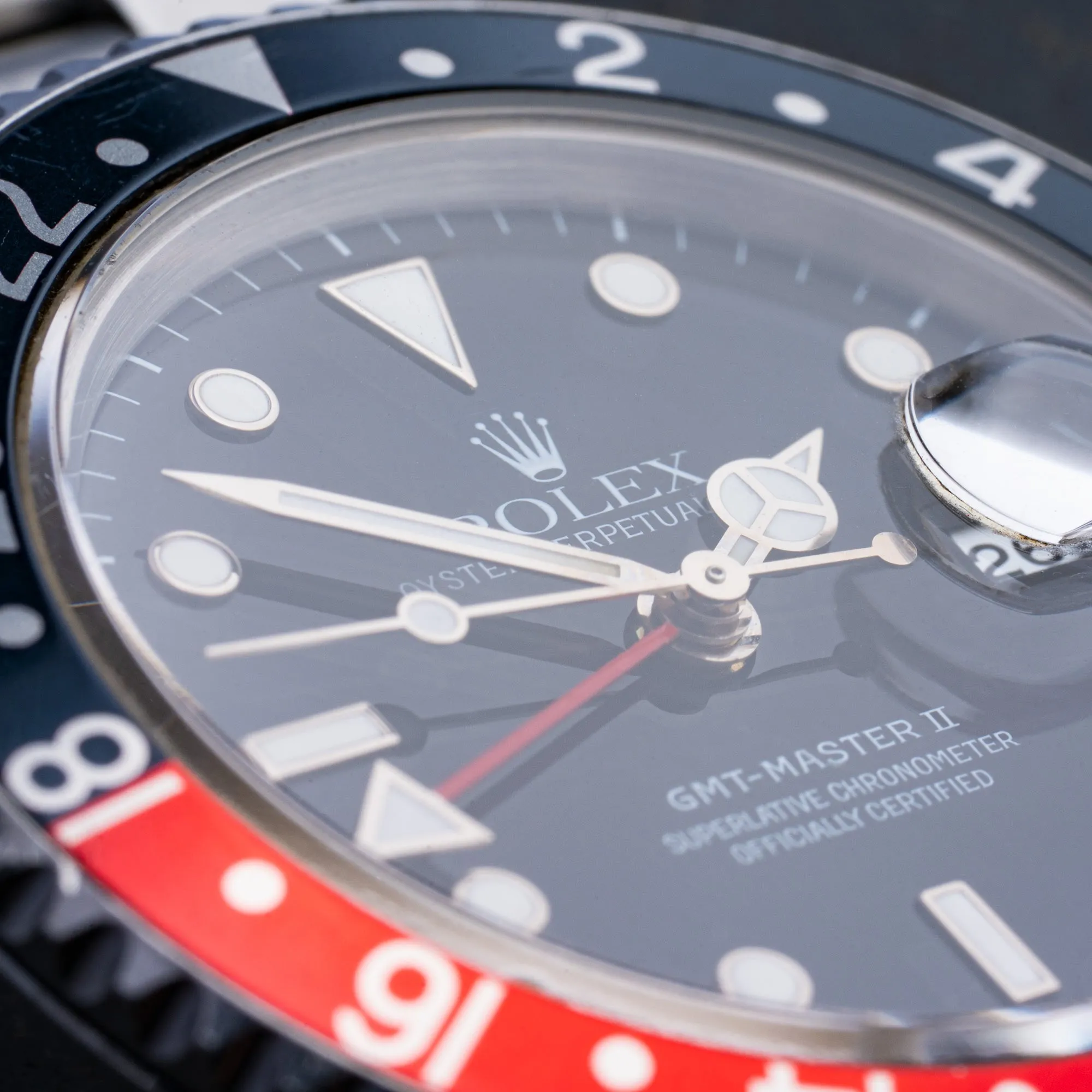 Rolex GMT Master II Coke Stainless Steel Watch