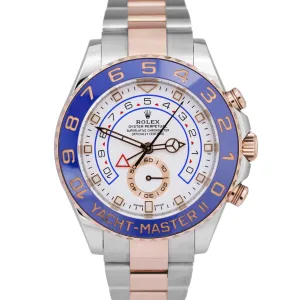 Rolex Yacht-Master II Two-Tone 18K Rose Gold Steel NEW HANDS 44mm 116681 Watch