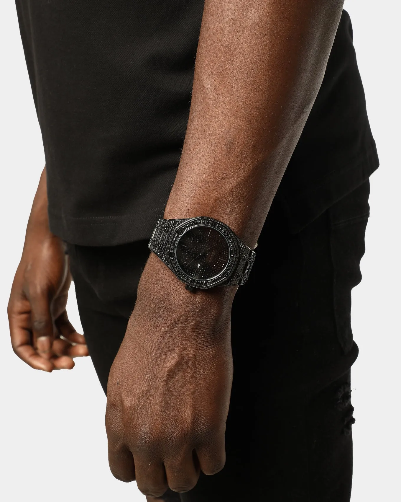 Saint Morta Premierre Watch Iced Black