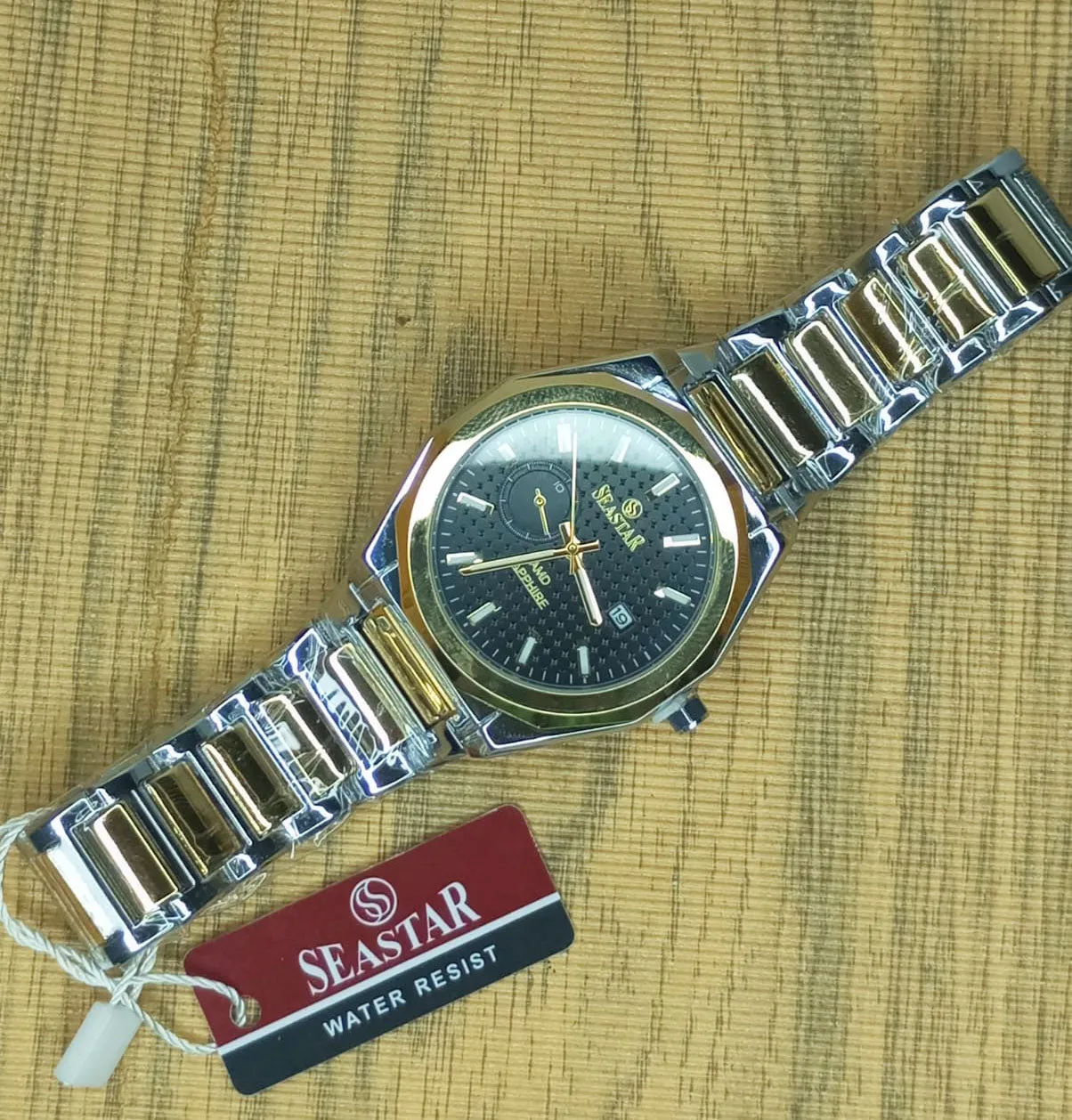 SEASTAR Original Brand Stainless Steel Band Wrist Watch For Men With Brand (Box & Bag)-2409