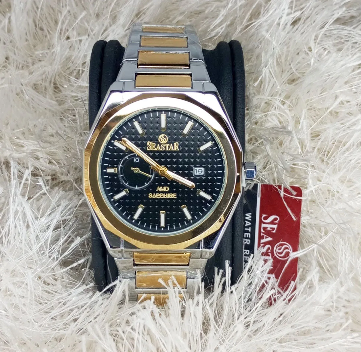 SEASTAR Original Brand Stainless Steel Band Wrist Watch For Men With Brand (Box & Bag)-2409
