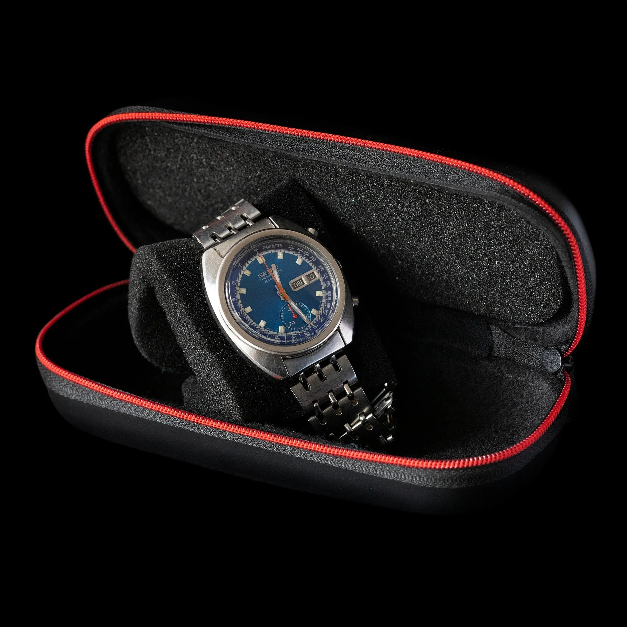 Seiko - 1974 6139 Chronograph ‘Blue Bruce Lee’