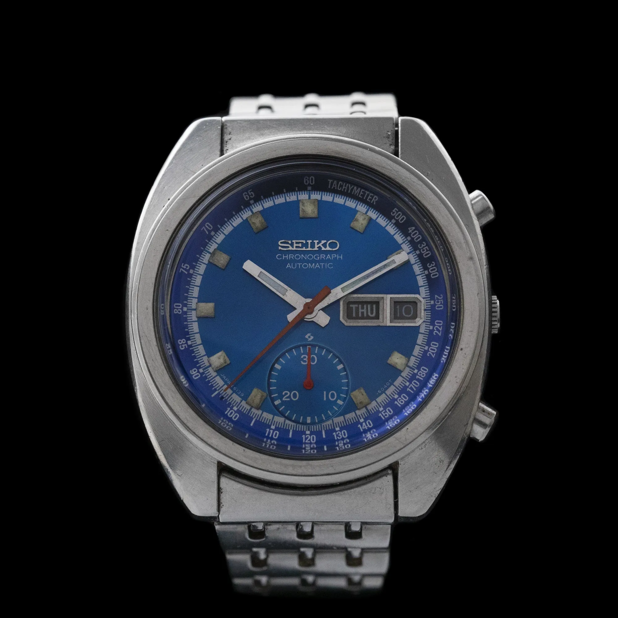 Seiko - 1974 6139 Chronograph ‘Blue Bruce Lee’