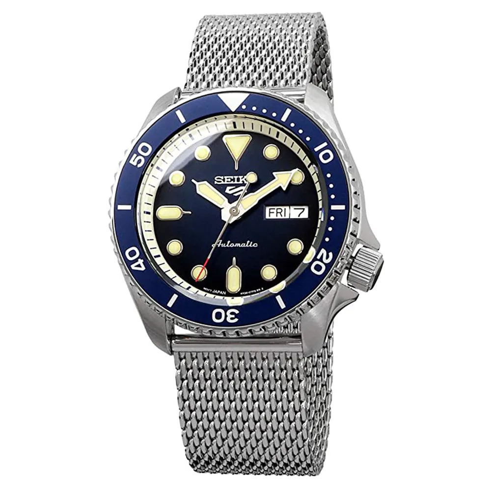 Seiko Unisex Hardlex Dial Stainless Steel Automatic Movement Watch - SRPD71