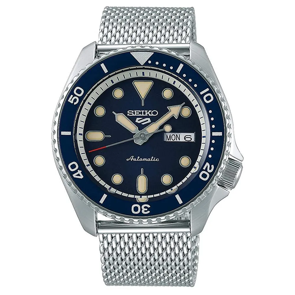 Seiko Unisex Hardlex Dial Stainless Steel Automatic Movement Watch - SRPD71