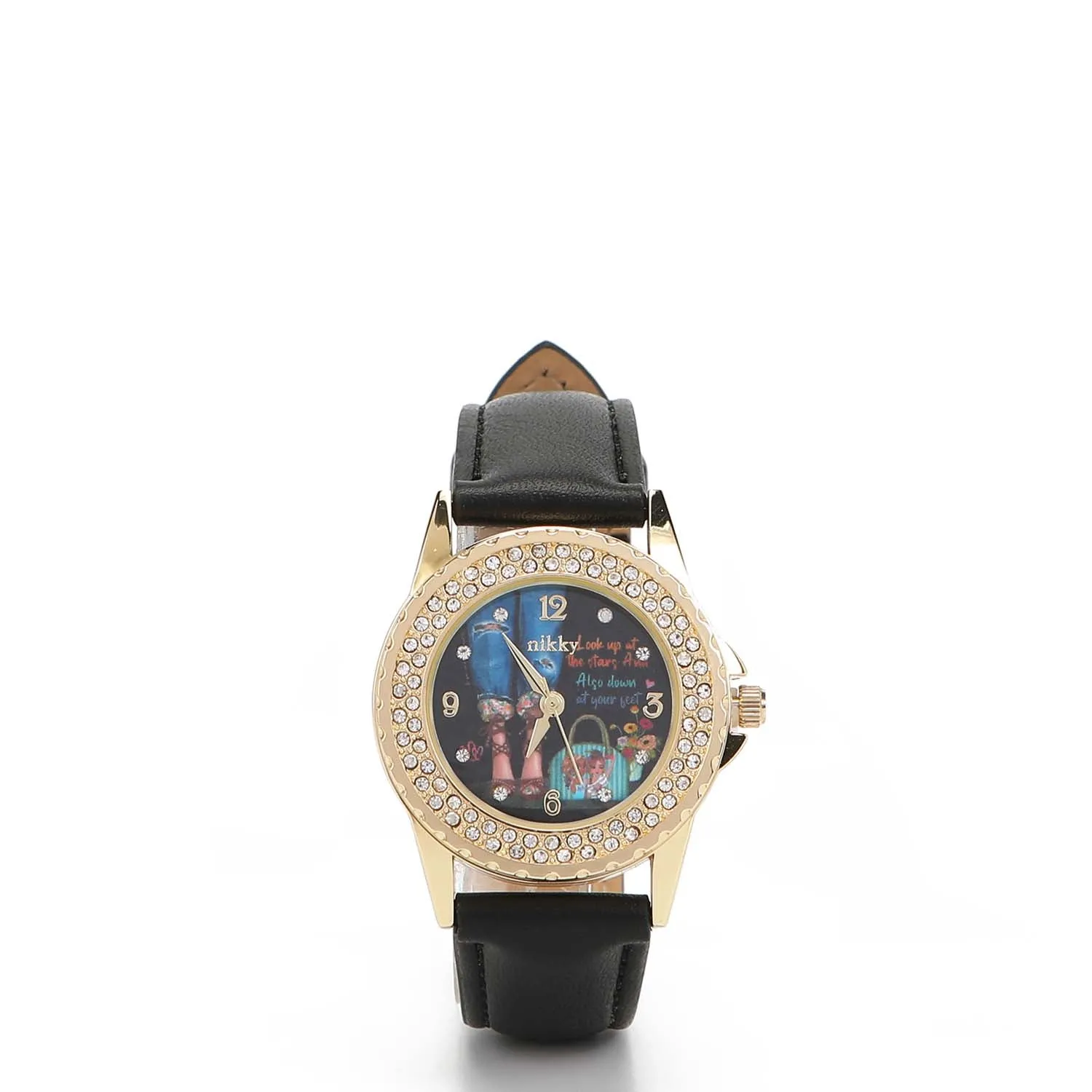 SIDNEY MEDIUM DOUBLE DIAMOND WATCH