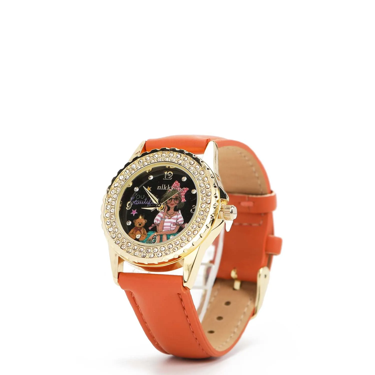 SIDNEY MEDIUM DOUBLE DIAMOND WATCH
