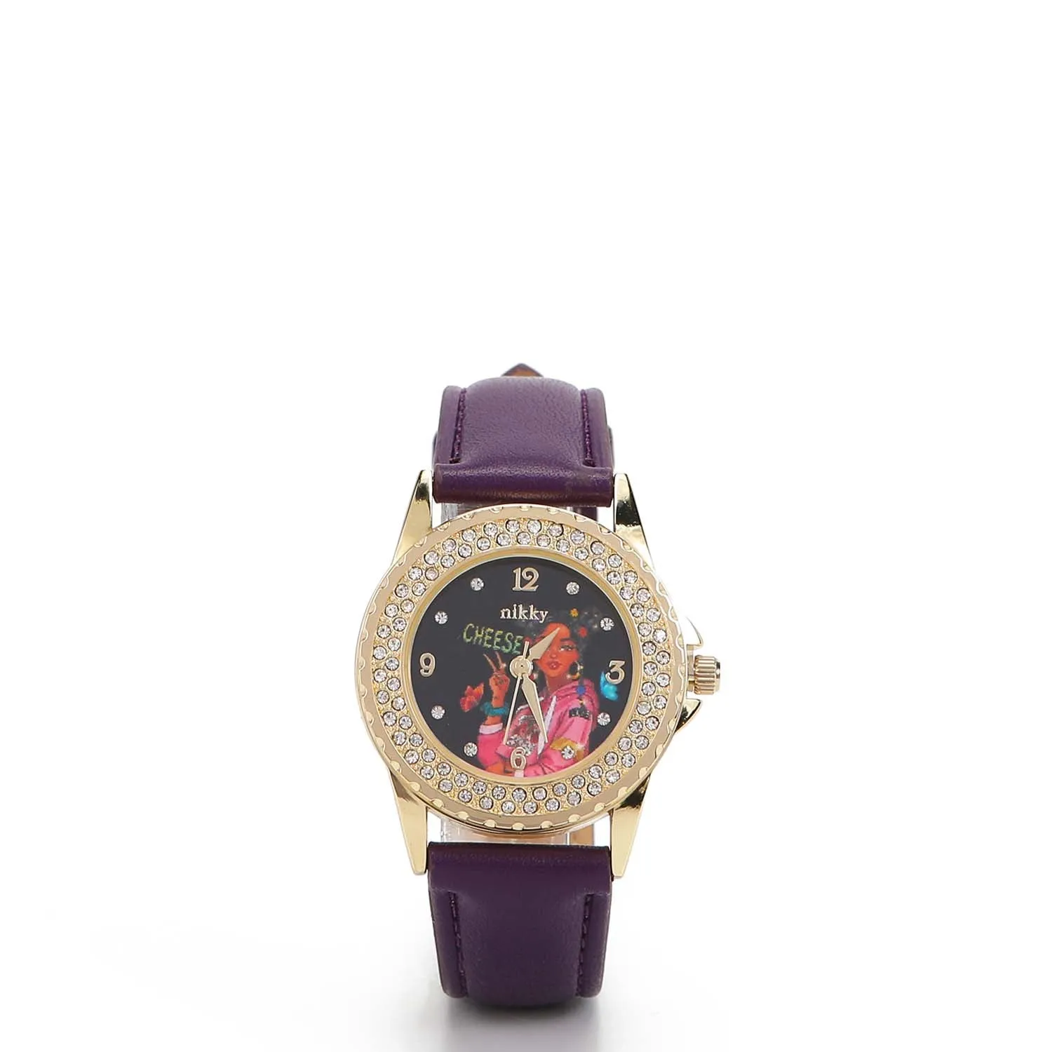 SIDNEY MEDIUM DOUBLE DIAMOND WATCH