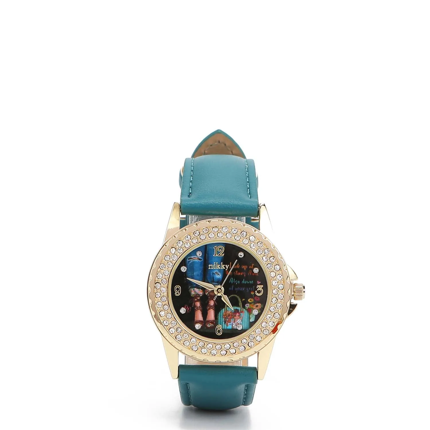 SIDNEY MEDIUM DOUBLE DIAMOND WATCH