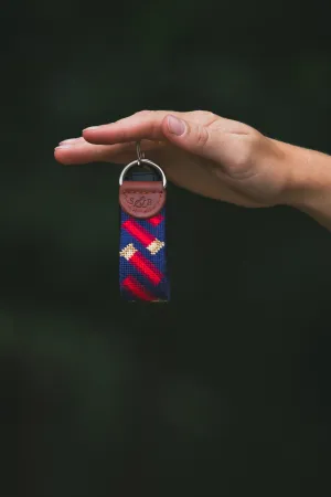 Smathers & Branson Shotgun Cartridge Repeat Needlepoint Key Fob