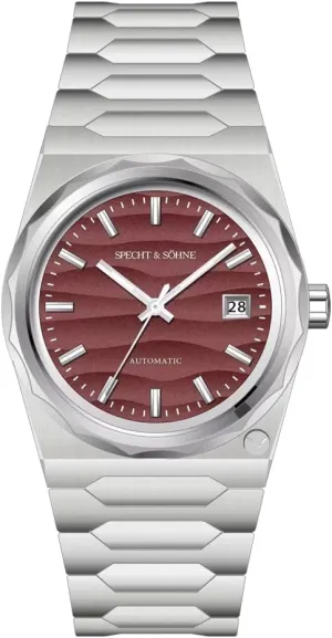 Specht & Shne 222 Gold Watch Men's Watches Automatic Mechanical Wriswatch Japan NH35 Movt Sports Wristwatch 37MM Waterproof
