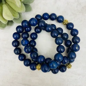 Stone Stacker Bracelet / Lapis Lazuli