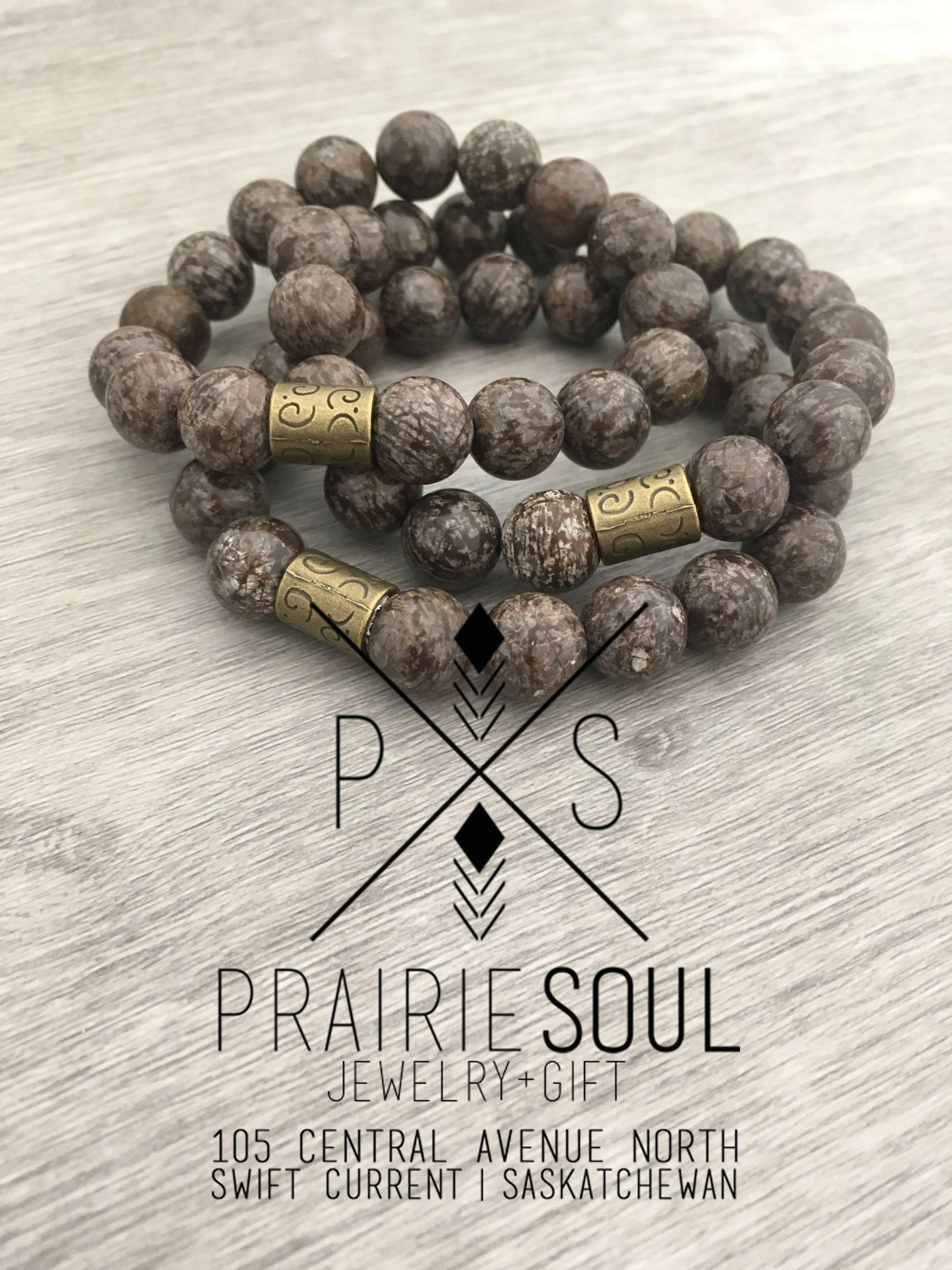 Stone Stacker Bracelet / Mudslide
