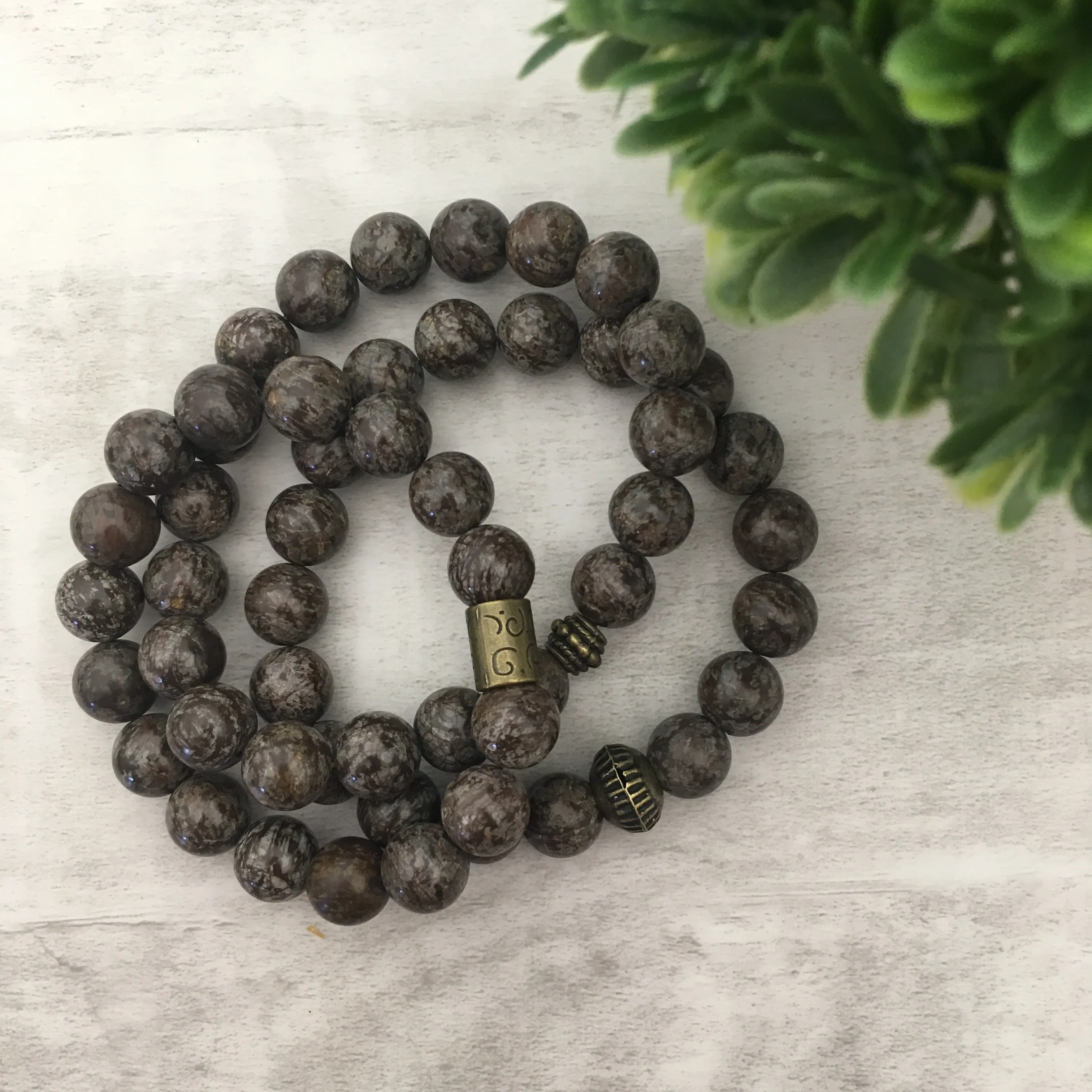 Stone Stacker Bracelet / Mudslide