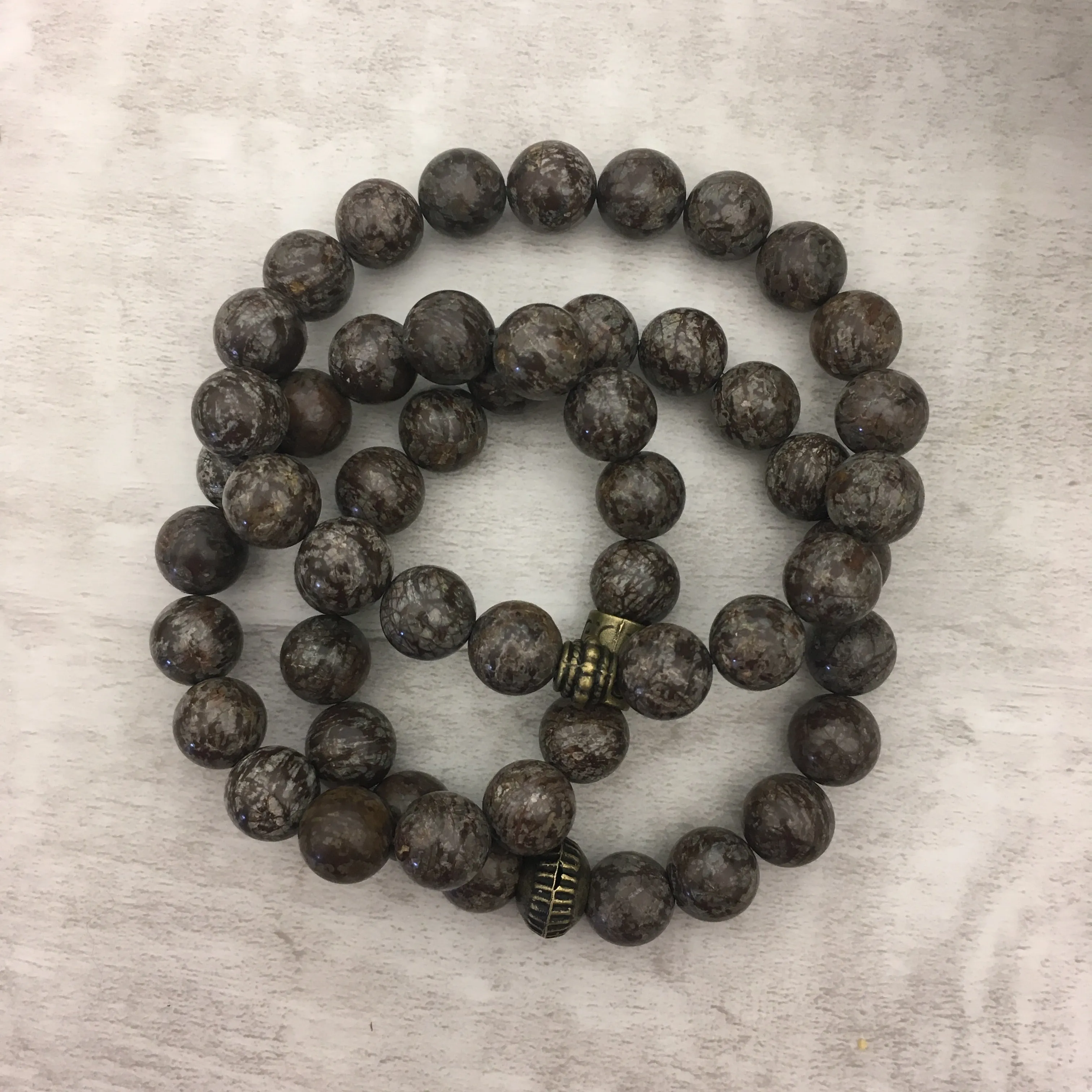 Stone Stacker Bracelet / Mudslide