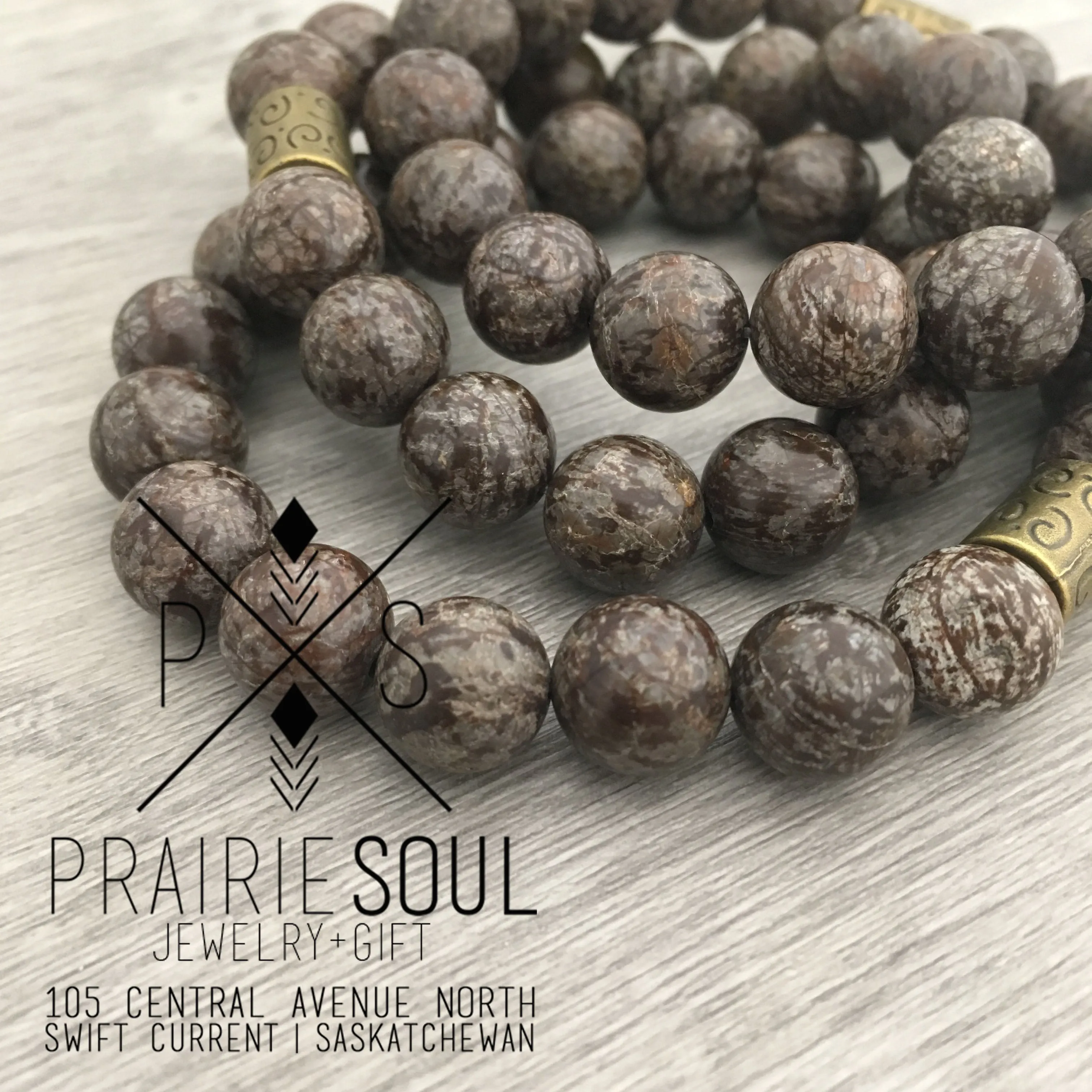 Stone Stacker Bracelet / Mudslide