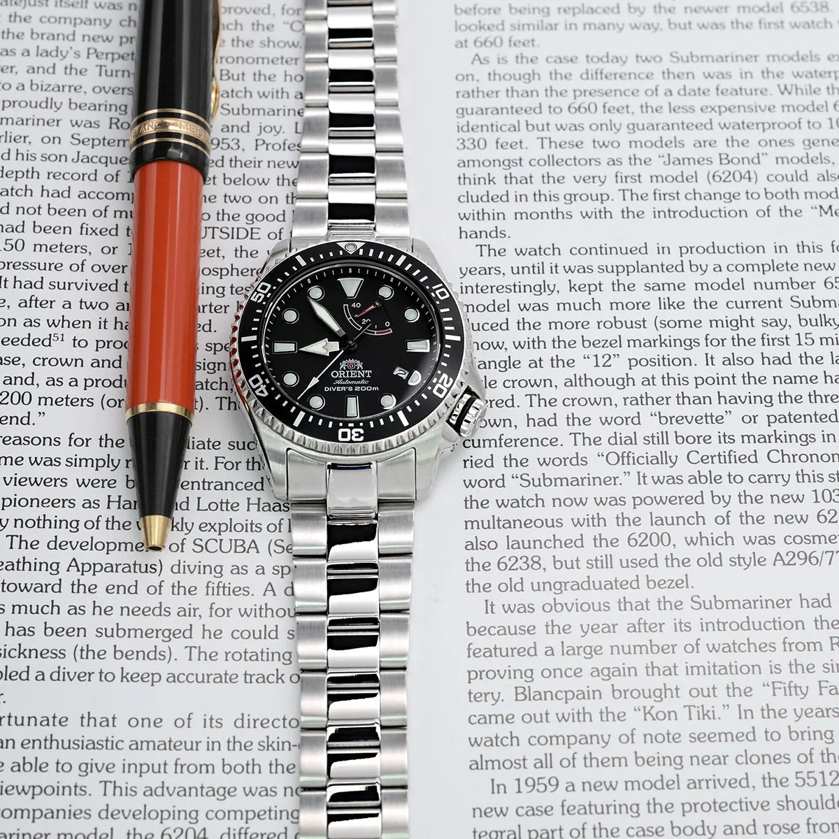 Super-O Boyer compatible with Orient Triton, V-Clasp, Polished & Brushed