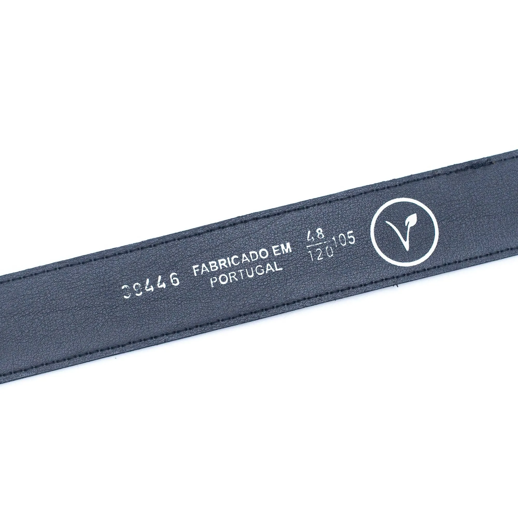 Sustainable Black Cork Leather Belt for Everyday Style