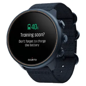 Suunto 9 Baro Smart Watch Heart Rate/GPS/1.3"LED Display Granite Blue Titanium