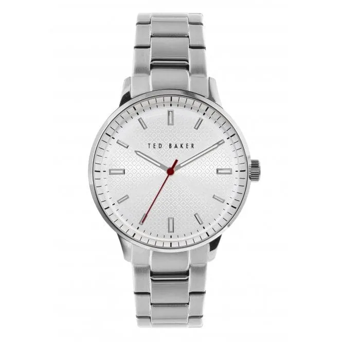 Ted Baker Gents Cosmop Silver Tone Stainless Steel Watch BKPCSF111