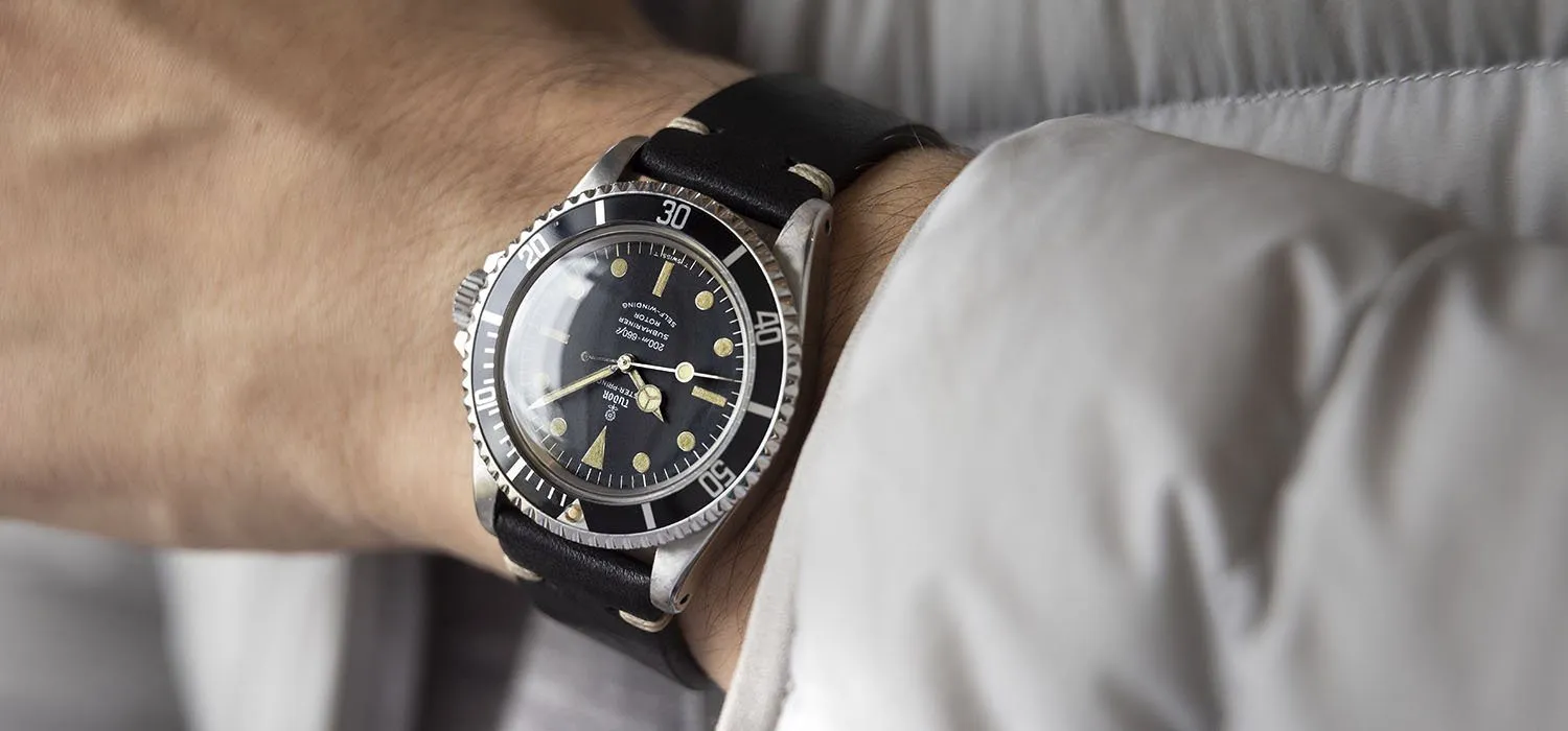 Tudor Submariner 7928 Gilt Minute Track