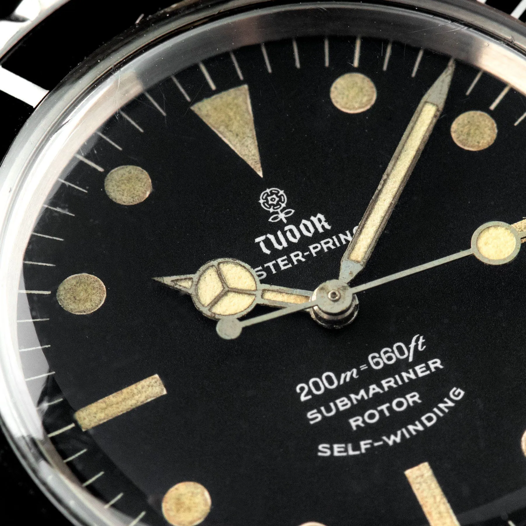 Tudor Submariner 7928 Gilt Minute Track