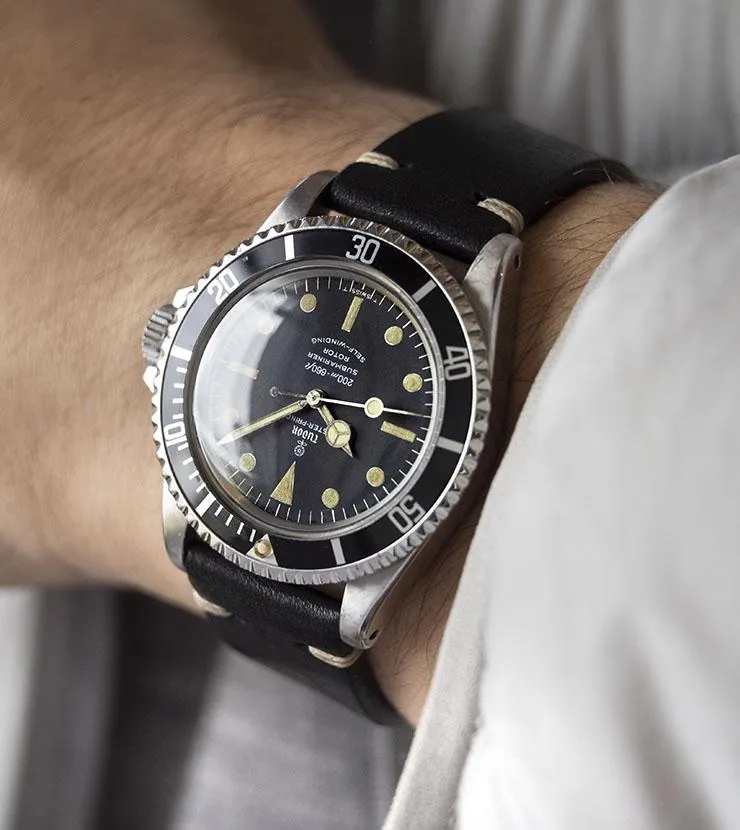 Tudor Submariner 7928 Gilt Minute Track