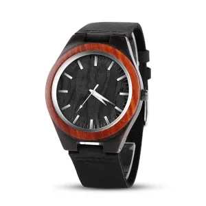 Unique Wood Wrist Watch Fashion Wood Watches Popular Leather Strap Men's Watch Men Watch Clock saat reloj hombre erkek kol saati