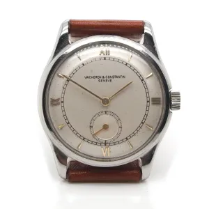 Vacheron Constantin Geneve Steel Manual Wind Watch, 1940s
