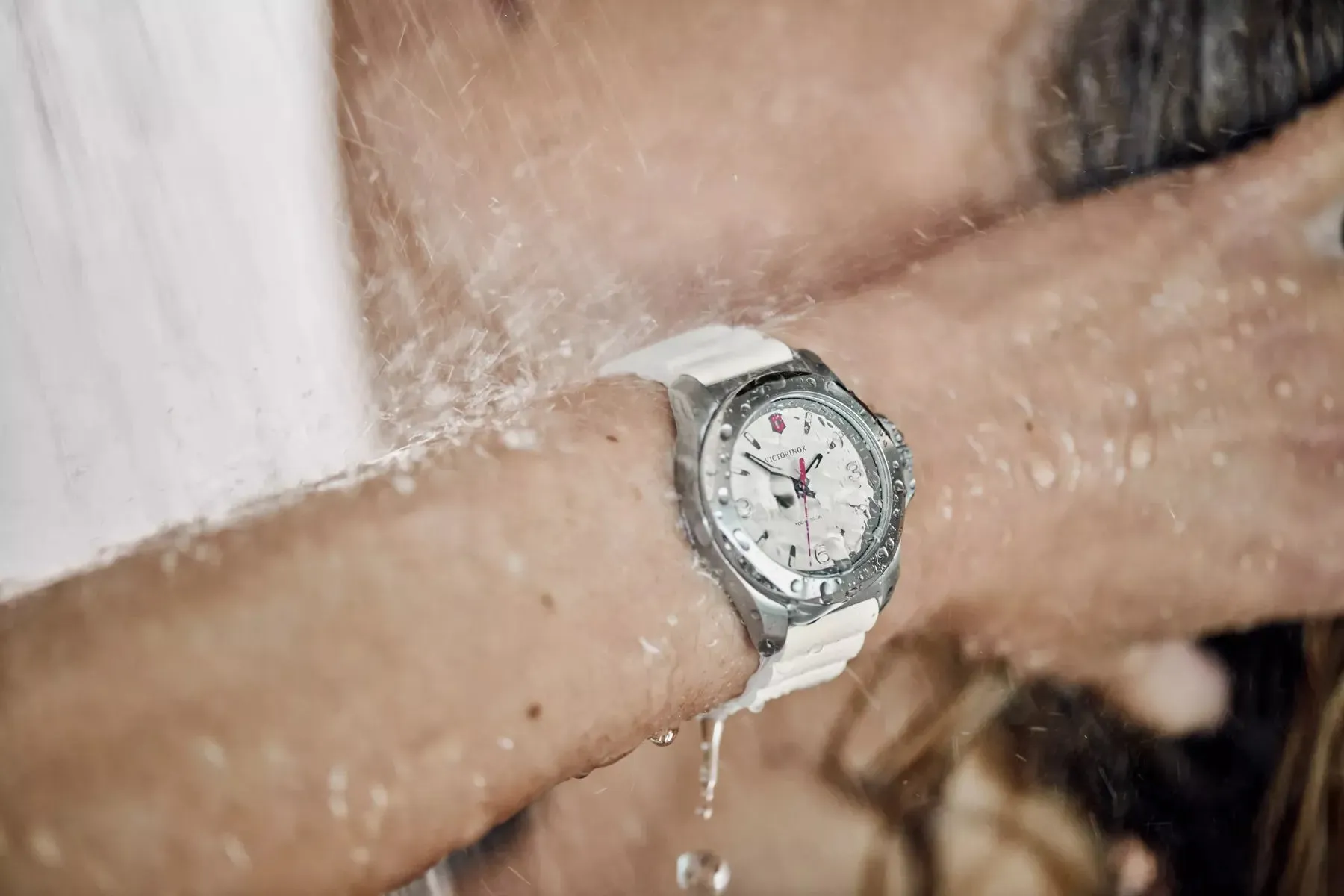 Victorinox I.N.O.X. V Ladies' White Watch 241921