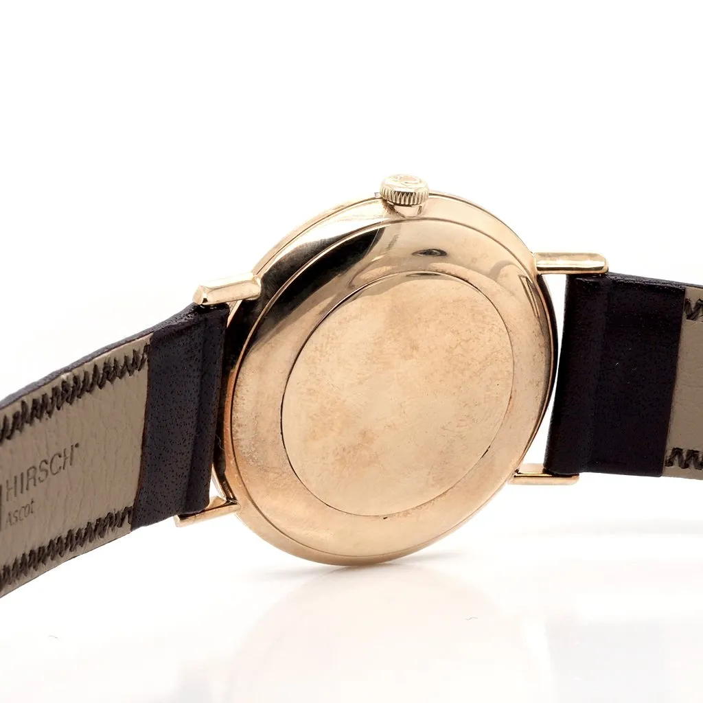 Vintage Omega 9ct gold Geneve Manual Wind Strap watch, c.1969