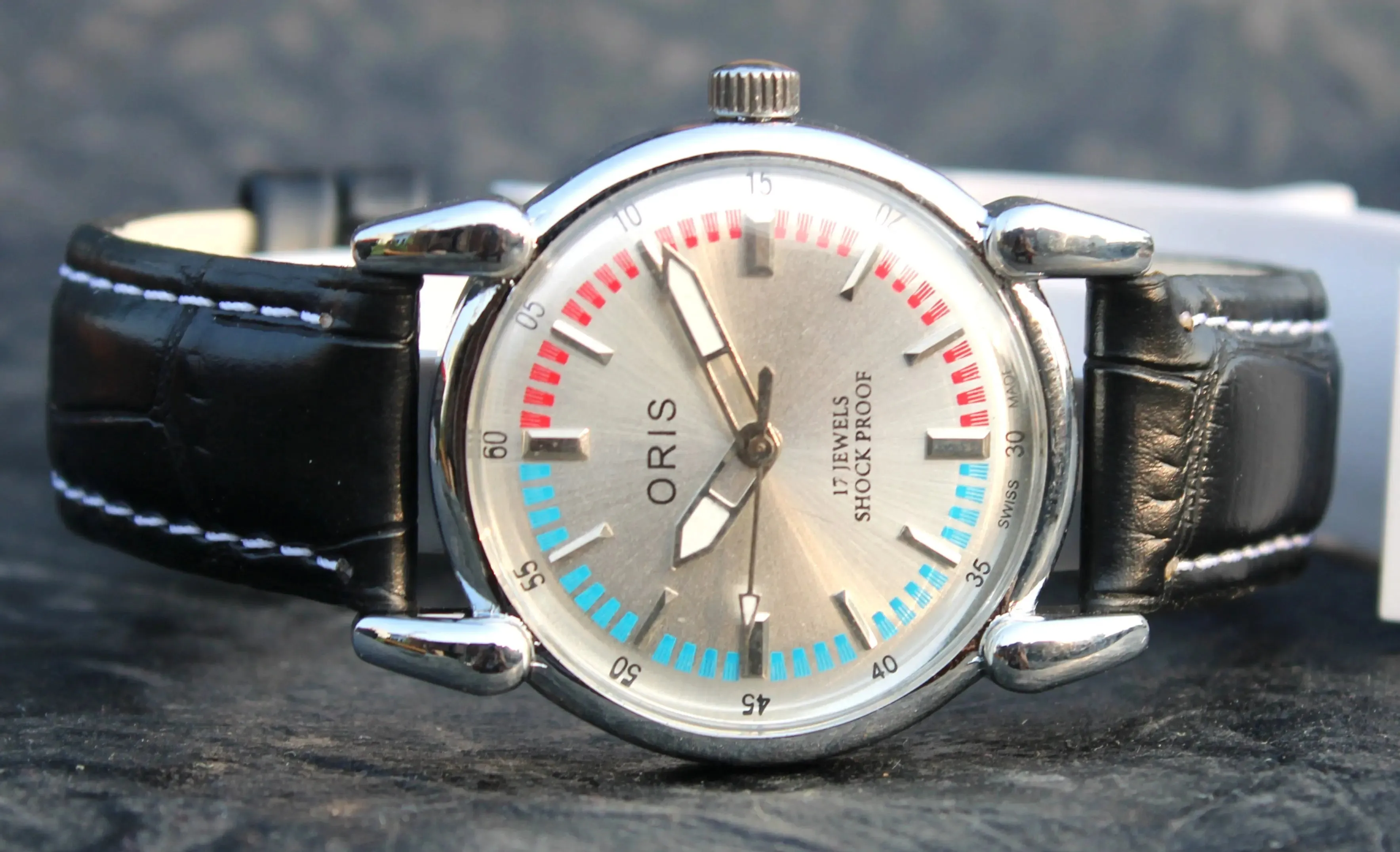 Vintage Oris Mechanical Watch 17 Jewels FHF ST96 Hand Wind Swiss Made
