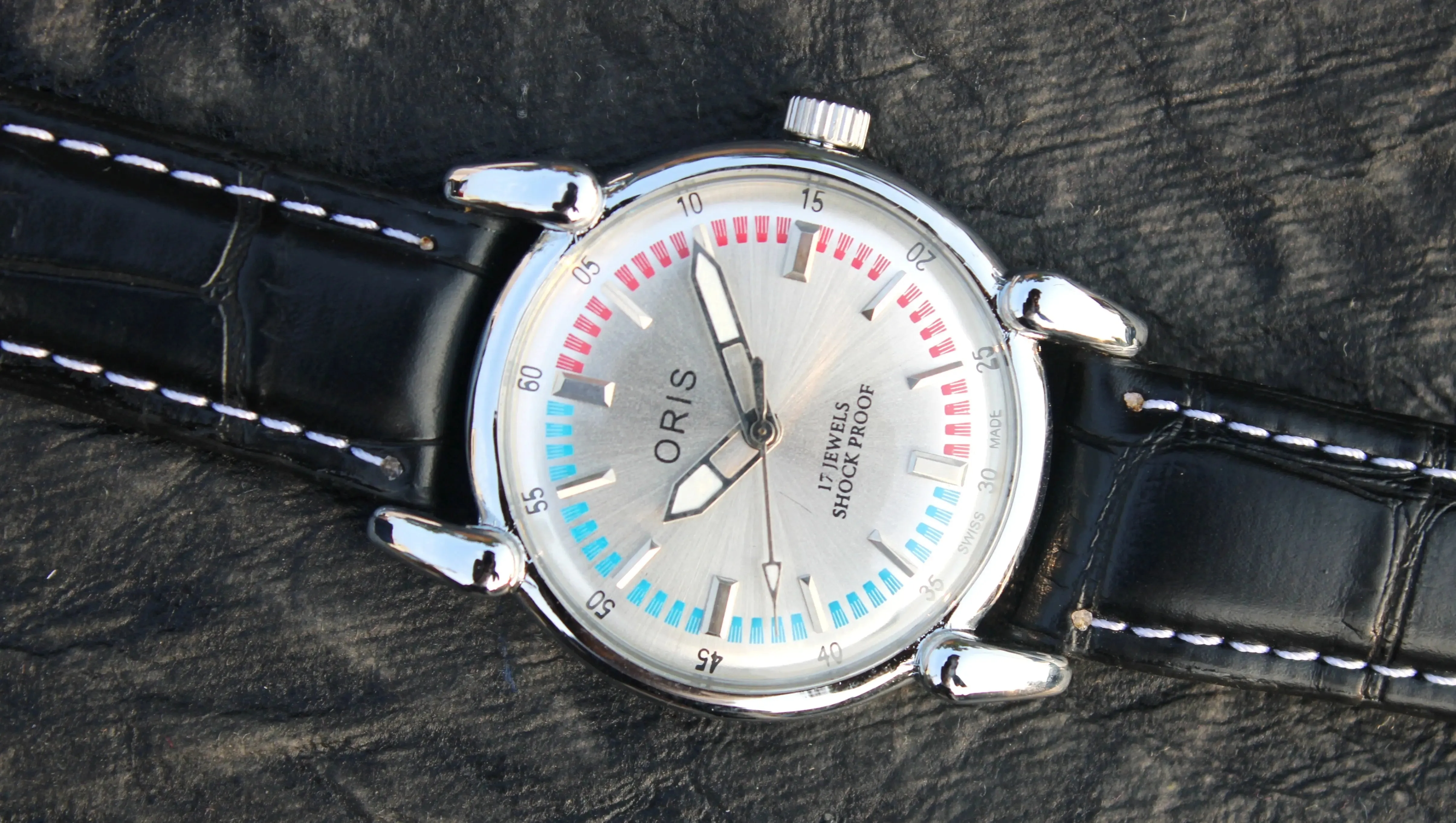 Vintage Oris Mechanical Watch 17 Jewels FHF ST96 Hand Wind Swiss Made