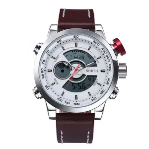 Waterproof Dual Display Sports Watch For Men