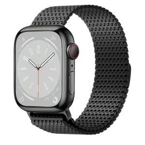 WiWU Wi-WB002 Domino Watch Band Stainless Steel Strap Apple Watch 42/44/45/49mm Black