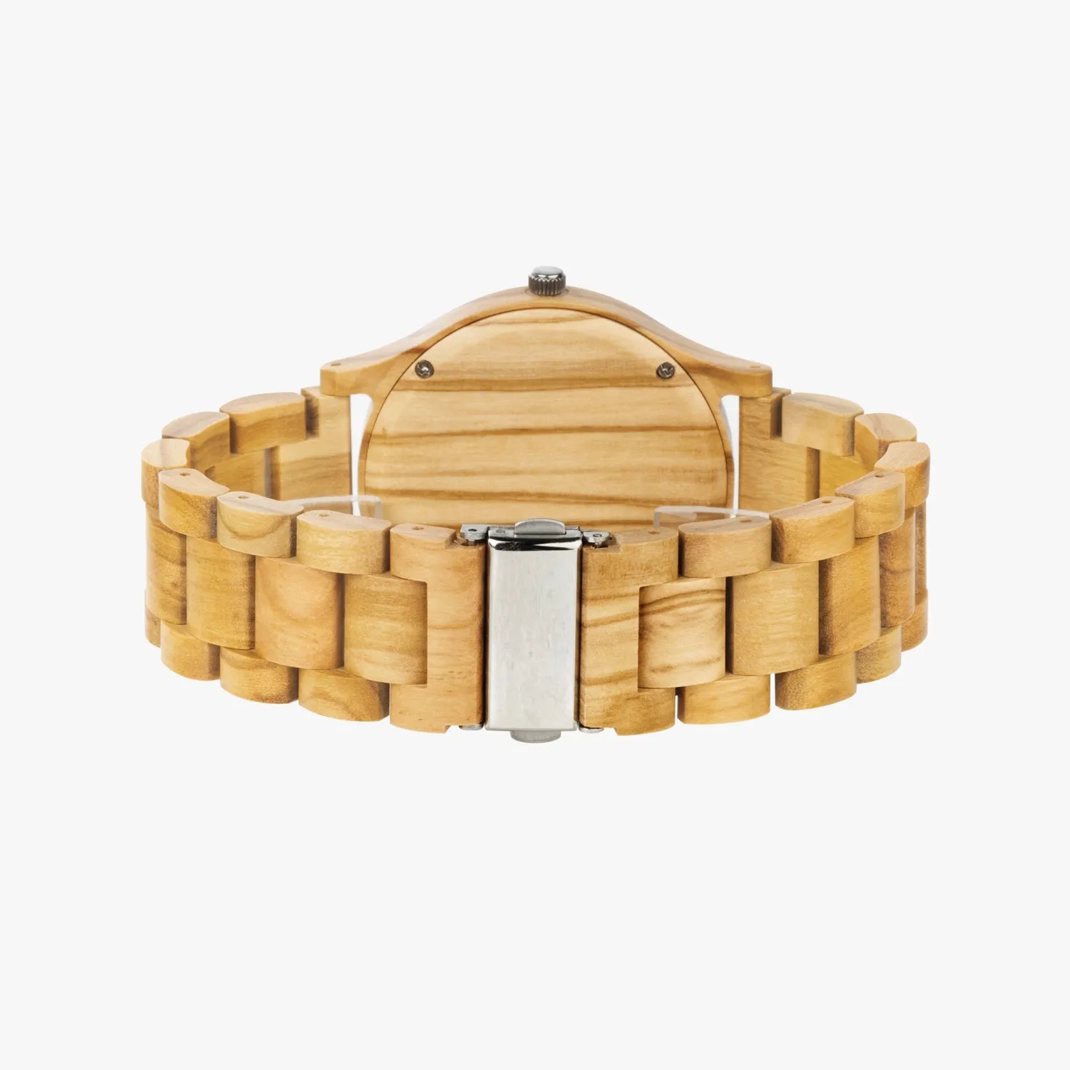 Wood Watch Italian Olive Horse in Red Barn by JVH